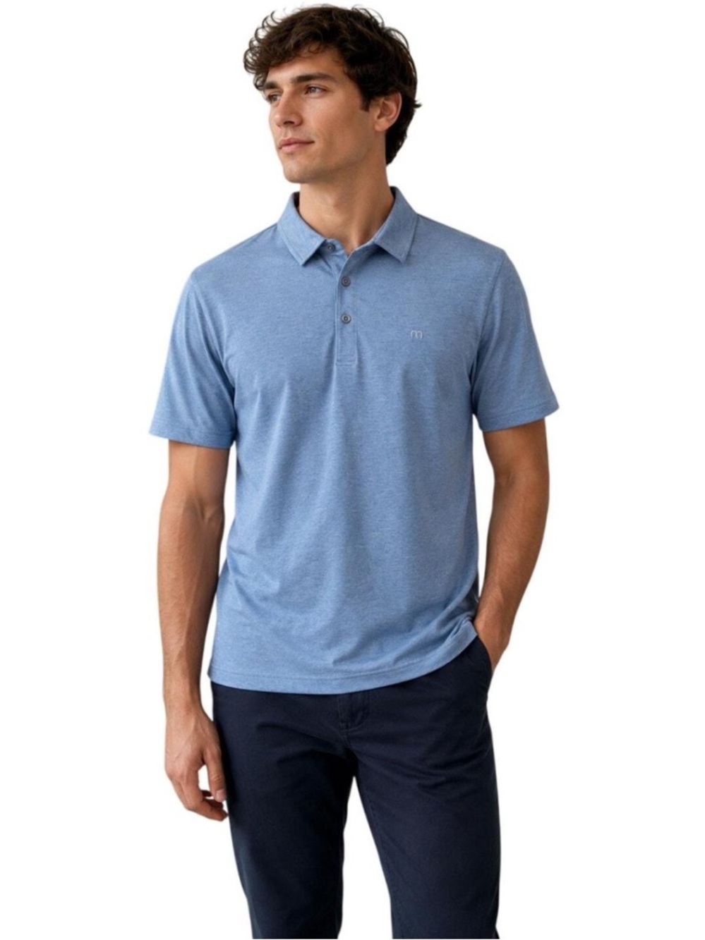 Travis Mathew Men’s Blue Polo Shirt Size XL